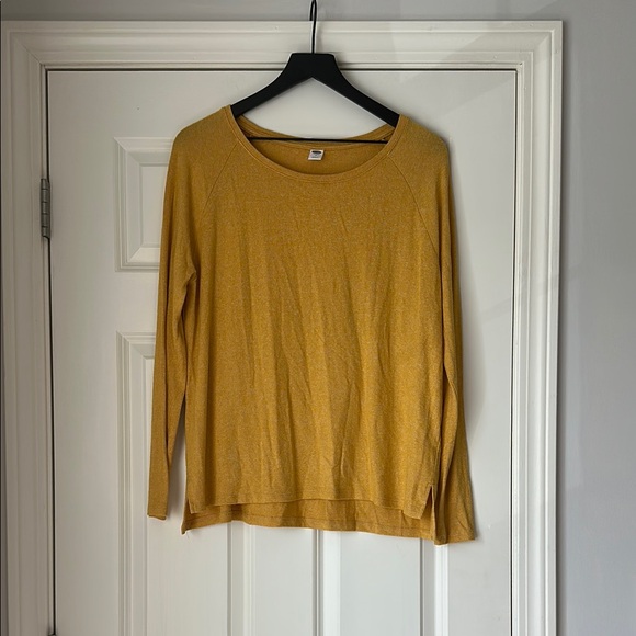 Old Navy Tops - Old Navy Mustard Yellow Long Sleeve Top